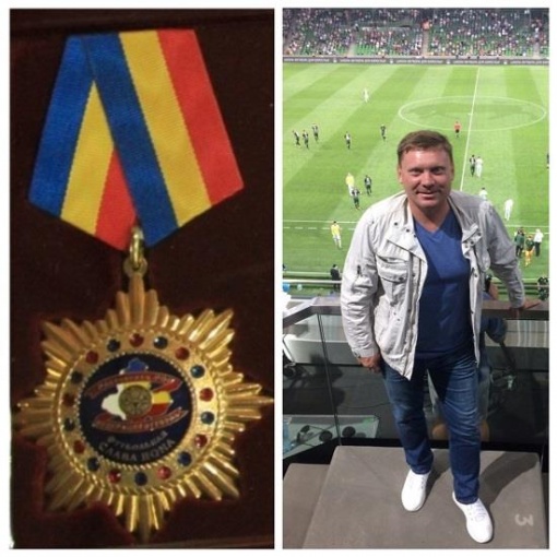 Председатель комитета футбола для людей с ограниченными возможностями РРООФФ Сергею Погарченко награжден почётным знаком «Футбольная слава Дона»