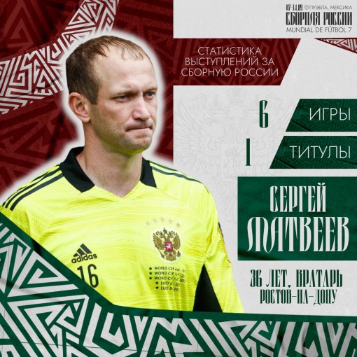 Сергей Матвеев в составе сборной России завоевал бронзовые медали Мундиаля