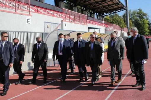 Губернатор Ростовской области  Василий Голубев посетил стадион «Форте Арена»